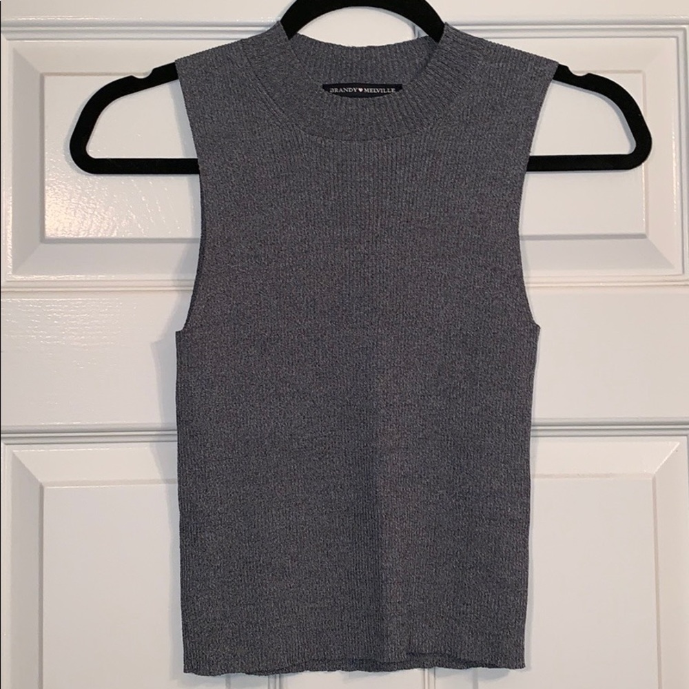 Brandy Melville High neck Crop Top OS